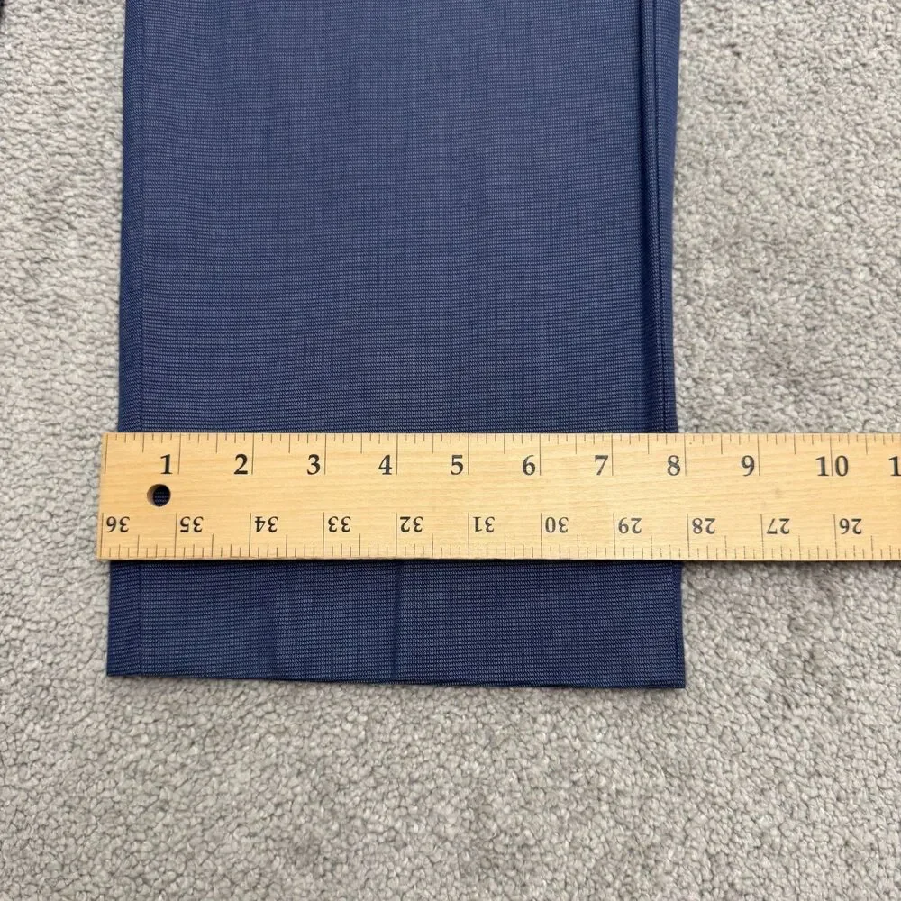 Banana Republic Non-Iron Modern Slim Fit Dress Pants Mens 33x30 Blue Cotton Work